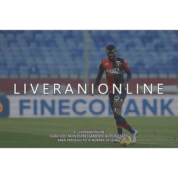 Danilo Vigo/LM - Genoa CFC vs Cagliari Calcio - Italian football Serie A match 2020/2021 24 January 2021 - Luigi Ferraris stadium, Genova, Italy Photo showing: Jerome Onguene (Genoa) @LM/Danilo Vigo/AGENZIA ALDO LIVERANI SAS