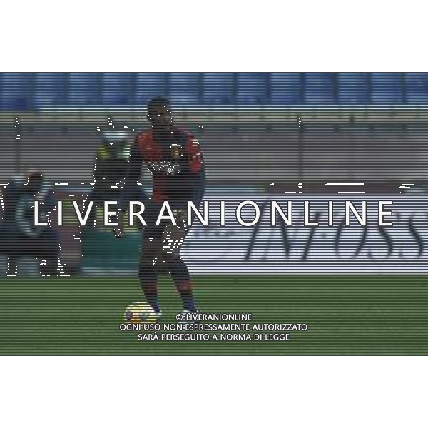 Danilo Vigo/LM - Genoa CFC vs Cagliari Calcio - Italian football Serie A match 2020/2021 24 January 2021 - Luigi Ferraris stadium, Genova, Italy Photo showing: Jerome Onguene (Genoa) @LM/Danilo Vigo/AGENZIA ALDO LIVERANI SAS