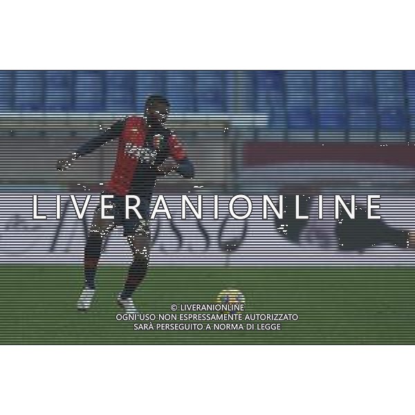 Danilo Vigo/LM - Genoa CFC vs Cagliari Calcio - Italian football Serie A match 2020/2021 24 January 2021 - Luigi Ferraris stadium, Genova, Italy Photo showing: Jerome Onguene (Genoa) @LM/Danilo Vigo/AGENZIA ALDO LIVERANI SAS