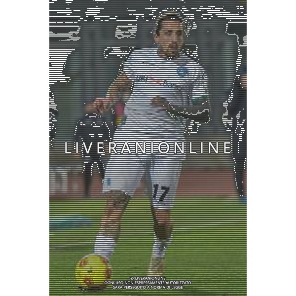 Fabio Fagiolini/LM - Livorno vs Albinoleffe - Italian football Serie C match 2020/2021 23 January 2021 - Armando Picchi stadium, livorno, Italy Photo showing: Carmine Giorgione (Albinoleffe) @LM/Fabio Fagiolini/AGENZIA ALDO LIVERANI SAS