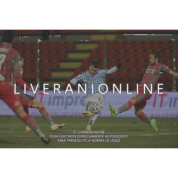 Massimiliano Carnabuci/LM - US Cremonese vs SPAL - Italian Football Championship League BKT 2020/2021 24 January 2021 - Giovanni Zini stadium, cremona, Italy Photo showing: Gabriel Strefezza (Spal) shooting @LM/Massimiliano Carnabuci/AGENZIA ALDO LIVERANI SAS