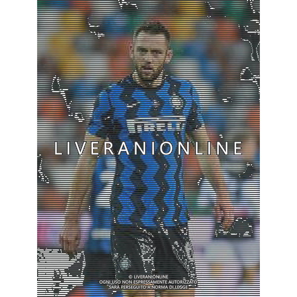 Ettore Griffoni/LM - Udinese Calcio vs FC Internazionale - Italian football Serie A match 2020/2021 23 January 2021 - Friuli - Dacia Arena stadium, udine, Italy Photo showing: Stefan de Vrij of Internazionale @LM/Ettore Griffoni/AGENZIA ALDO LIVERANI SAS