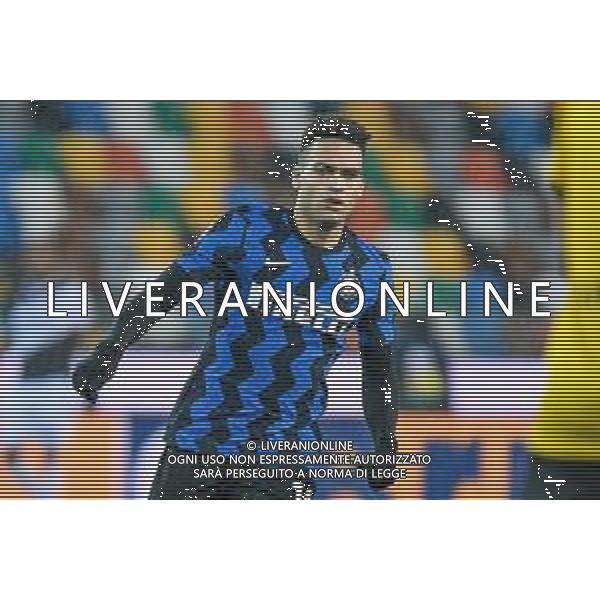 Ettore Griffoni/LM - Udinese Calcio vs FC Internazionale - Italian football Serie A match 2020/2021 23 January 2021 - Friuli - Dacia Arena stadium, udine, Italy Photo showing: Lautaro Martinez of Internazionale @LM/Ettore Griffoni/AGENZIA ALDO LIVERANI SAS