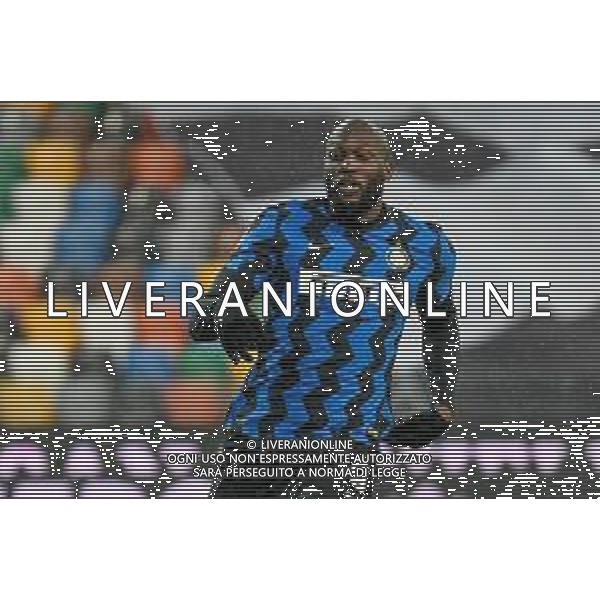 Ettore Griffoni/LM - Udinese Calcio vs FC Internazionale - Italian football Serie A match 2020/2021 23 January 2021 - Friuli - Dacia Arena stadium, udine, Italy Photo showing: Romelu Lukaku of Internazionale @LM/Ettore Griffoni/AGENZIA ALDO LIVERANI SAS
