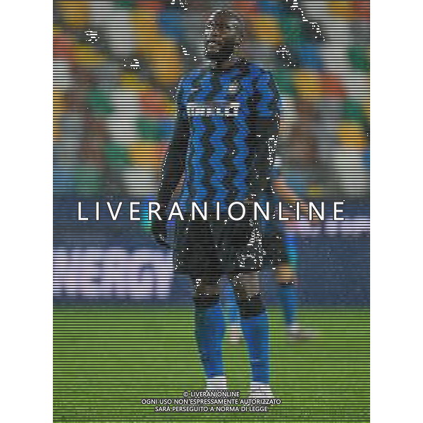 Ettore Griffoni/LM - Udinese Calcio vs FC Internazionale - Italian football Serie A match 2020/2021 23 January 2021 - Friuli - Dacia Arena stadium, udine, Italy Photo showing: Disappointment, frustration of Romelu Lukaku of Internazionale @LM/Ettore Griffoni/AGENZIA ALDO LIVERANI SAS