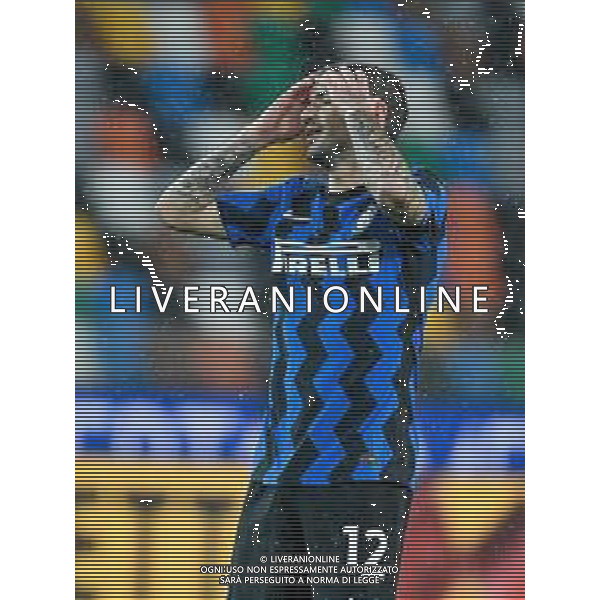 Ettore Griffoni/LM - Udinese Calcio vs FC Internazionale - Italian football Serie A match 2020/2021 23 January 2021 - Friuli - Dacia Arena stadium, udine, Italy Photo showing: Disappointment, frustration of Stefano of Internazionale @LM/Ettore Griffoni/AGENZIA ALDO LIVERANI SAS