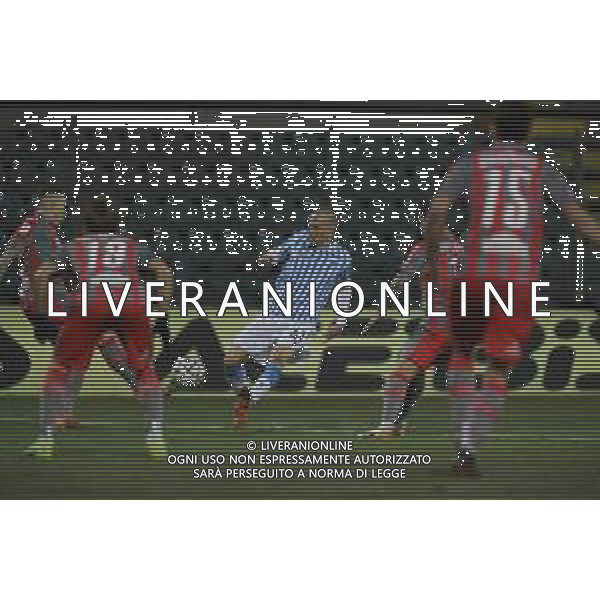 Massimiliano Carnabuci/LM - US Cremonese vs SPAL - Italian Football Championship League BKT 2020/2021 24 January 2021 - Giovanni Zini stadium, cremona, Italy Photo showing: Lorenzo Dickmann (Spal) in the penalty area try to anticipate the defender @LM/Massimiliano Carnabuci/AGENZIA ALDO LIVERANI SAS