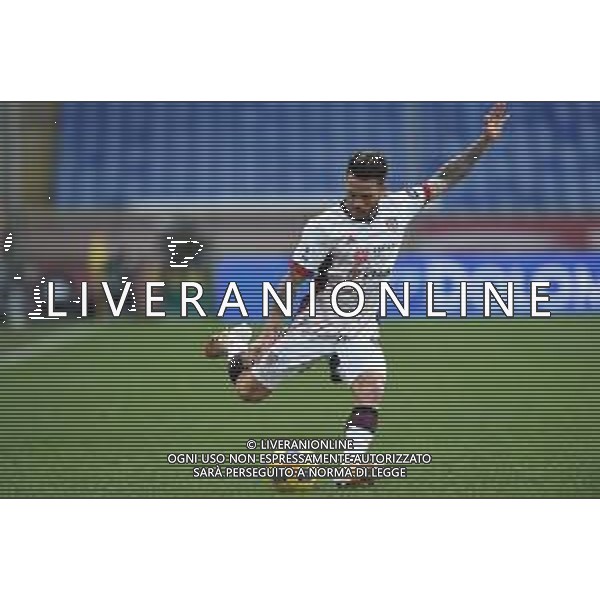 Danilo Vigo/LM - Genoa CFC vs Cagliari Calcio - Italian football Serie A match 2020/2021 24 January 2021 - Luigi Ferraris stadium, Genova, Italy Photo showing: Nahitan Nandez (Cagliari) @LM/Danilo Vigo/AGENZIA ALDO LIVERANI SAS