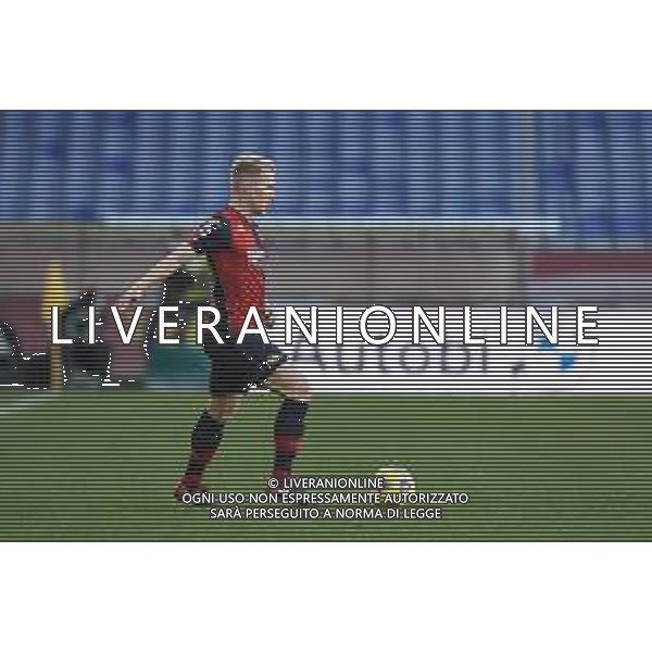 Danilo Vigo/LM - Genoa CFC vs Cagliari Calcio - Italian football Serie A match 2020/2021 24 January 2021 - Luigi Ferraris stadium, Genova, Italy Photo showing: Lennart Czyborra (Genoa) @LM/Danilo Vigo/AGENZIA ALDO LIVERANI SAS