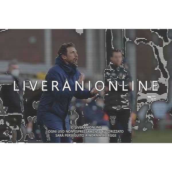 Danilo Vigo/LM - Genoa CFC vs Cagliari Calcio - Italian football Serie A match 2020/2021 24 January 2021 - Luigi Ferraris stadium, Genova, Italy Photo showing: Eusebio Di Francesco (Cagliari) , head coach @LM/Danilo Vigo/AGENZIA ALDO LIVERANI SAS