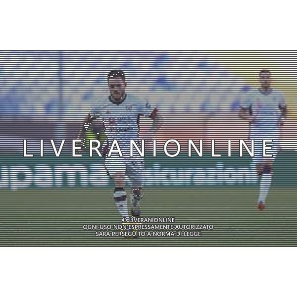 Danilo Vigo/LM - Genoa CFC vs Cagliari Calcio - Italian football Serie A match 2020/2021 24 January 2021 - Luigi Ferraris stadium, Genova, Italy Photo showing: Nahitan Nandez (Cagliari) @LM/Danilo Vigo/AGENZIA ALDO LIVERANI SAS