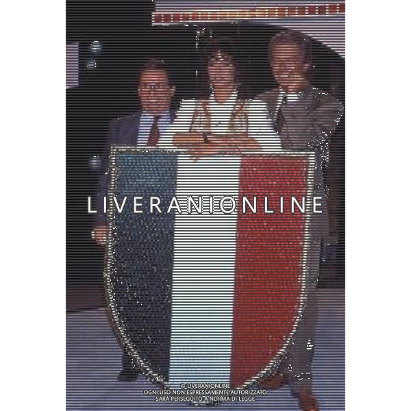 MAURIZIO MOSCA con PAOLA PEREGO E CESARE CADEO archivio Giovanni Liverani/Ag.Aldo Liverani