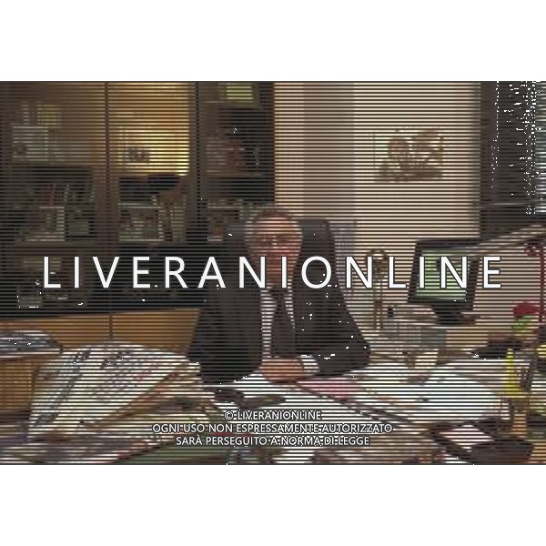 2001 MILANO SEDE DELLA GAZZETTA DELLO SPORT VIA SOLFERINO 28 NELLA FOTO CANDIDO CANNAVO\' DIRETTORE DELLA GAZZETTA DELLO SPORT AG ALDO LIVERANI SAS