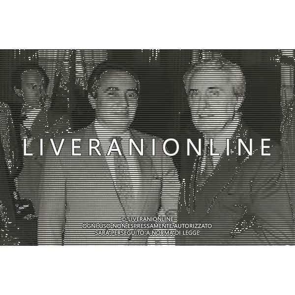 CANDIDO CANNAVO\' GIORNALISTA EX DIRETTORE DELA GAZZETTA DELLO SPORT NELLA FOTO:CANDIDO CANNAVO\' E VINCENZO TORIANI PH.ARCHIVIO AGENZIA ALDO LIVERANIS SAS