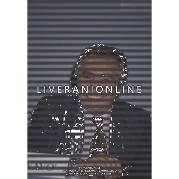 CANDIDO CANNAVO\' GIORNALISTA EX DIRETTORE DELA GAZZETTA DELLO SPORT NELLA FOTO:CANDIDO CANNAVO\' PH.ARCHIVIO AGENZIA ALDO LIVERANIS SAS