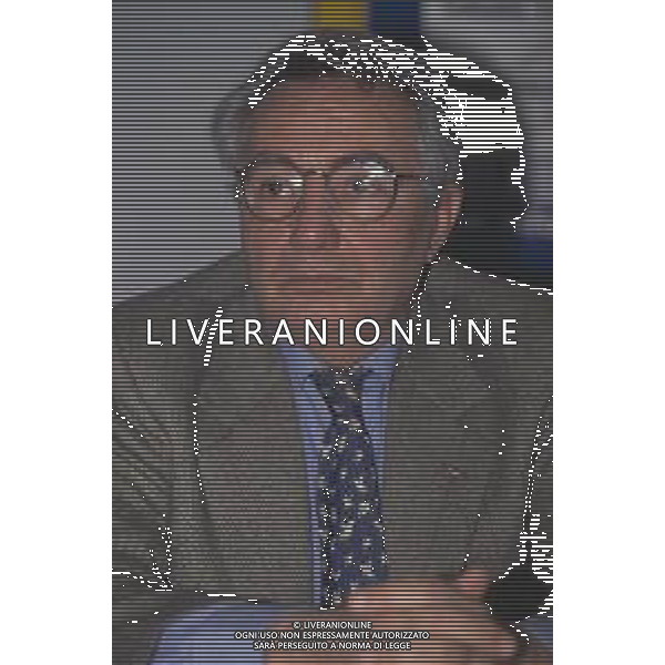 CANDIDO CANNAVO\' GIORNALISTA EX DIRETTORE DELA GAZZETTA DELLO SPORT NELLA FOTO:CANDIDO CANNAVO\' PH.ARCHIVIO AGENZIA ALDO LIVERANIS SAS