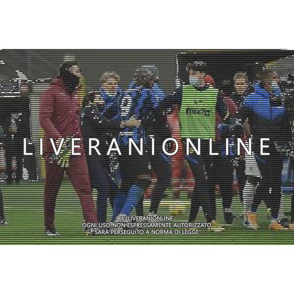 Romelu Lukaku (Inter) nervoso a fine primo tempo dopo la lite con Zlatan Ibrahimovic Inter vs Milan Coppa Italia - quarti di finale Milano 26-01-2021 Stadio Giuseppe Meazza - San Siro foto Roberto Garavaglia/ag. Aldo Liverani sas /AGENZIA ALDO LIVERANI SAS