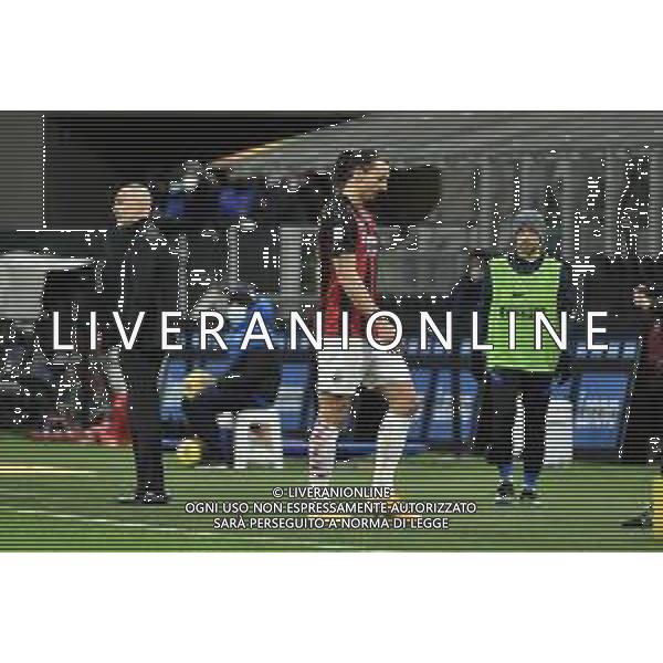 Zlatan Ibrahimovic (Milan) espulsione - stefano pioli Inter vs Milan Coppa Italia - quarti di finale Milano 26-01-2021 Stadio Giuseppe Meazza - San Siro foto Roberto Garavaglia/ag. Aldo Liverani sas /AGENZIA ALDO LIVERANI SAS