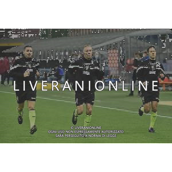 l’arbitro Paolo Valeri di Roma con i suoi assistenti Inter vs Milan Coppa Italia - quarti di finale Milano 26-01-2021 Stadio Giuseppe Meazza - San Siro foto Roberto Garavaglia/ag. Aldo Liverani sas