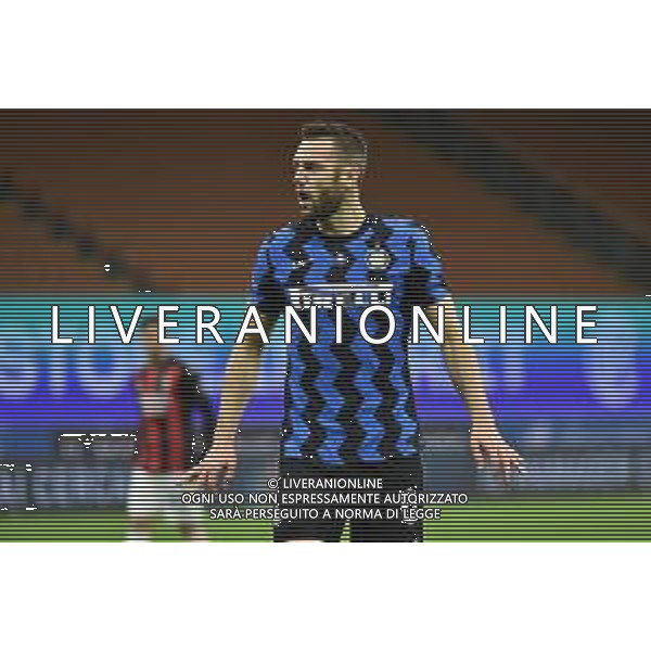 Stefan de Vrij (Inter) Inter vs Milan Coppa Italia - quarti di finale Milano 26-01-2021 Stadio Giuseppe Meazza - San Siro foto Roberto Garavaglia/ag. Aldo Liverani sas