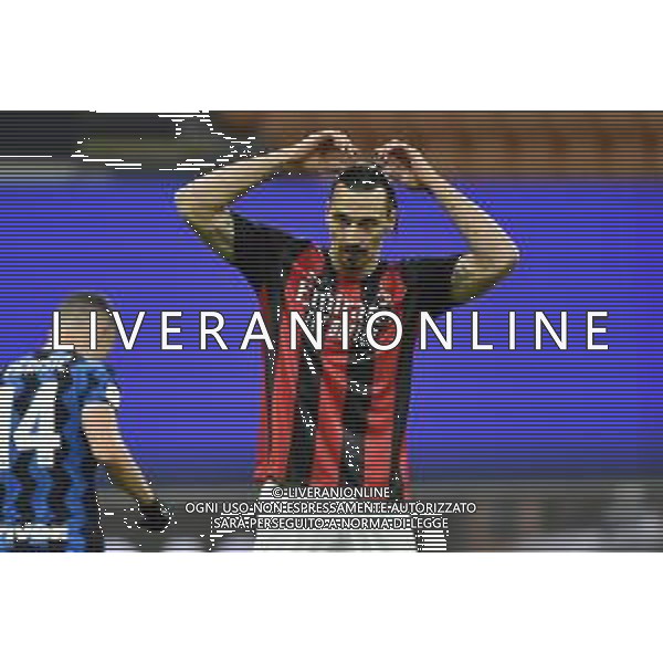 Zlatan Ibrahimovic (Milan) Inter vs Milan Coppa Italia - quarti di finale Milano 26-01-2021 Stadio Giuseppe Meazza - San Siro foto Roberto Garavaglia/ag. Aldo Liverani sas