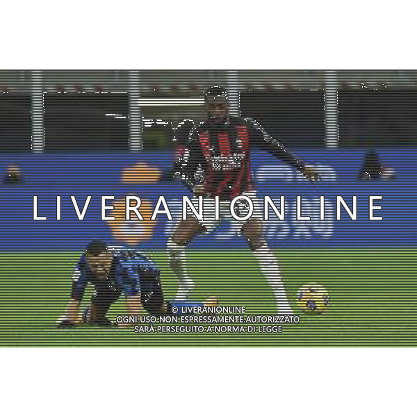 Alexis Sanchez (Inter) SX e Fikayo Tomori (Milan) DX Inter vs Milan Coppa Italia - quarti di finale Milano 26-01-2021 Stadio Giuseppe Meazza - San Siro foto Roberto Garavaglia/ag. Aldo Liverani sas