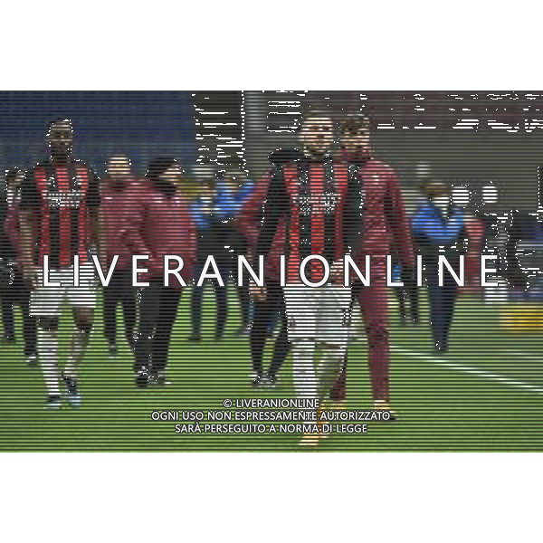 delusione Milan a fine gara Inter vs Milan Coppa Italia - quarti di finale Milano 26-01-2021 Stadio Giuseppe Meazza - San Siro foto Roberto Garavaglia/ag. Aldo Liverani sas