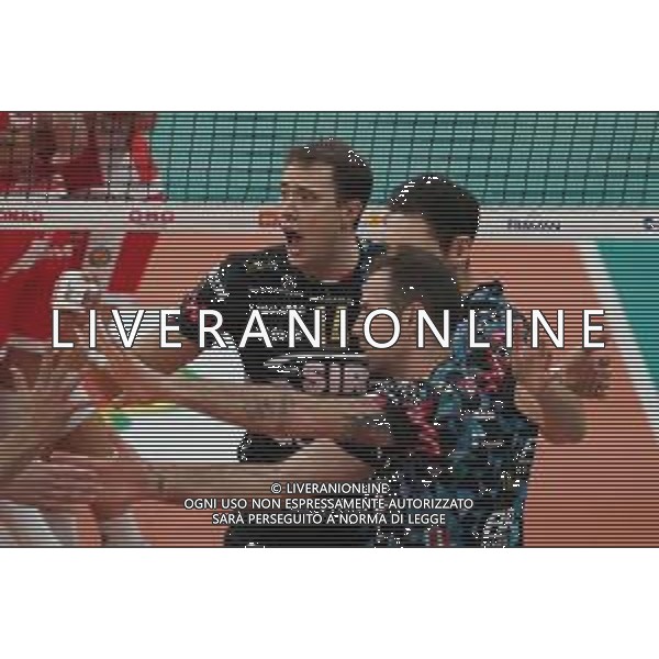 Loris Cerquiglini/LM - Sir Safety Conad Perugia vs Consar Ravenna - Italian Volleyball Men Cup 2020/2021 27 January 2021 - PalaEvangelisti, perugia, Italy Photo showing: aleksandar atanasijevic (n.14 opposite spiker sir safety conad perugia) exultation @LM/Loris Cerquiglini/AGENZIA ALDO LIVERANI SAS