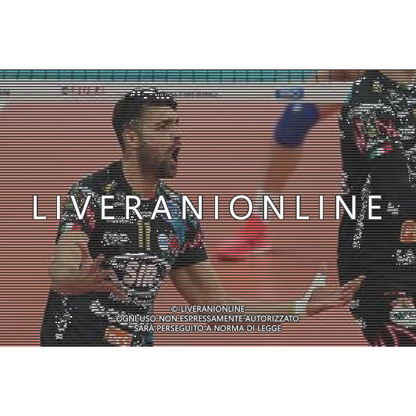 Loris Cerquiglini/LM - Sir Safety Conad Perugia vs Consar Ravenna - Italian Volleyball Men Cup 2020/2021 27 January 2021 - PalaEvangelisti, perugia, Italy Photo showing: sole\' sebastian (n.11 middle-blocker sir safety conad perugia) exultation @LM/Loris Cerquiglini/AGENZIA ALDO LIVERANI SAS
