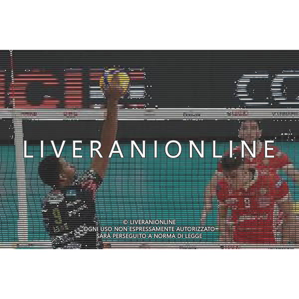 Loris Cerquiglini/LM - Sir Safety Conad Perugia vs Consar Ravenna - Italian Volleyball Men Cup 2020/2021 27 January 2021 - PalaEvangelisti, perugia, Italy Photo showing: wilfredo leon venero (n.9 hitter spiker sir safety conad perugia) spike @LM/Loris Cerquiglini/AGENZIA ALDO LIVERANI SAS