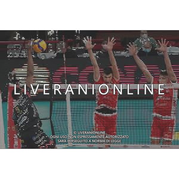 Loris Cerquiglini/LM - Sir Safety Conad Perugia vs Consar Ravenna - Italian Volleyball Men Cup 2020/2021 27 January 2021 - PalaEvangelisti, perugia, Italy Photo showing: wilfredo leon venero (n.9 hitter spiker sir safety conad perugia) spike @LM/Loris Cerquiglini/AGENZIA ALDO LIVERANI SAS