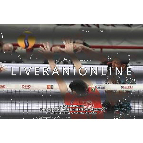 Loris Cerquiglini/LM - Sir Safety Conad Perugia vs Consar Ravenna - Italian Volleyball Men Cup 2020/2021 27 January 2021 - PalaEvangelisti, perugia, Italy Photo showing: wilfredo leon venero (n.9 hitter spiker sir safety conad perugia) spike @LM/Loris Cerquiglini/AGENZIA ALDO LIVERANI SAS