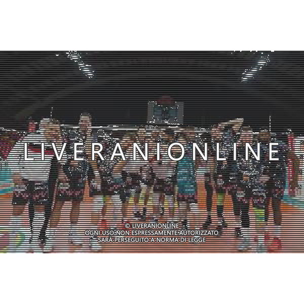 Loris Cerquiglini/LM - Sir Safety Conad Perugia vs Consar Ravenna - Italian Volleyball Men Cup 2020/2021 27 January 2021 - PalaEvangelisti, perugia, Italy Photo showing: sir safety conad He\'s out for the victory of the game @LM/Loris Cerquiglini/AGENZIA ALDO LIVERANI SAS