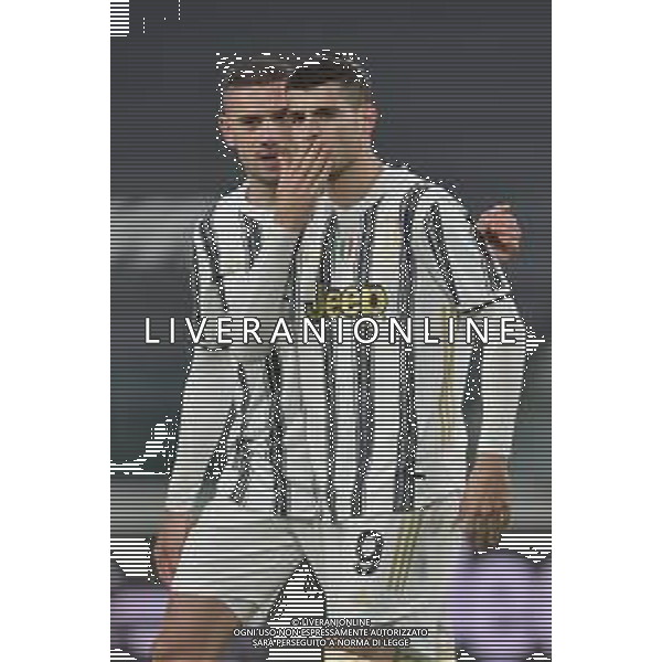 ©Falzone/Agenzia Aldo Liverani Torino 27.01.2021 Stadio Allianz Stadium Juventus vs Spal Quarti di Finale Coppa Italia 2020-2021 Nella foto : ESULTANZA GOL DI ALVARO MORATA ©Falzone/AGENZIA ALDO LIVERANI SAS