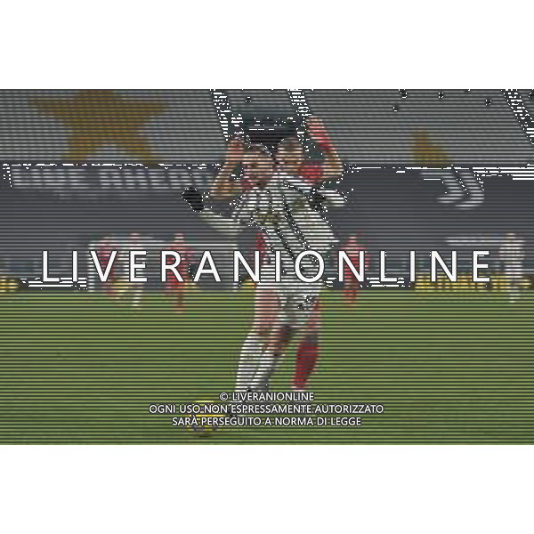©Falzone/Agenzia Aldo Liverani Torino 27.01.2021 Stadio Allianz Stadium Juventus vs Spal Quarti di Finale Coppa Italia 2020-2021 Nella foto : FALLO DI RIGORE DI FRANCESCO VICARI SU ADRIEN RABIOT ©Falzone/AGENZIA ALDO LIVERANI SAS