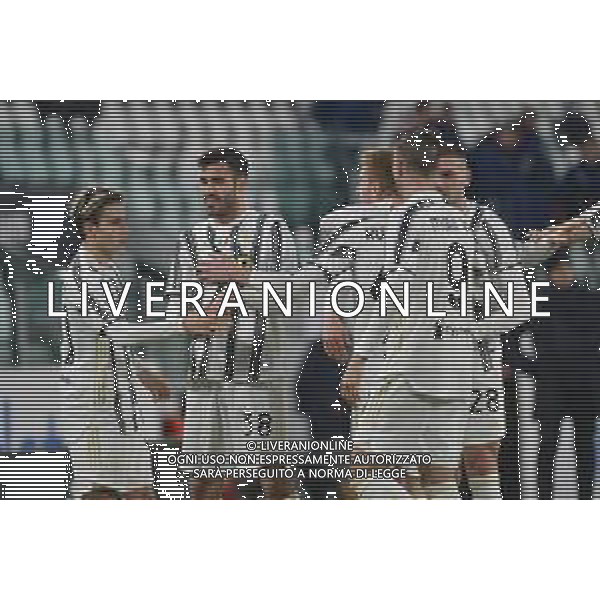 ©Falzone/Agenzia Aldo Liverani Torino 27.01.2021 Stadio Allianz Stadium Juventus vs Spal Quarti di Finale Coppa Italia 2020-2021 Nella foto : ESULTANZA GOL DI GIANLUCA FRABOTTA ©Falzone/AGENZIA ALDO LIVERANI SAS