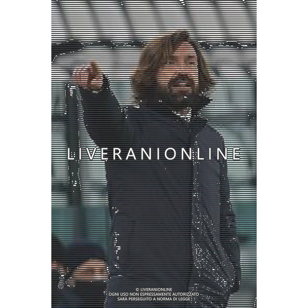 ©Falzone/Agenzia Aldo Liverani Torino 27.01.2021 Stadio Allianz Stadium Juventus vs Spal Quarti di Finale Coppa Italia 2020-2021 Nella foto : ANDREA PIRLO ©FALZONE/AGENZIA ALDO LIVERANI SAS