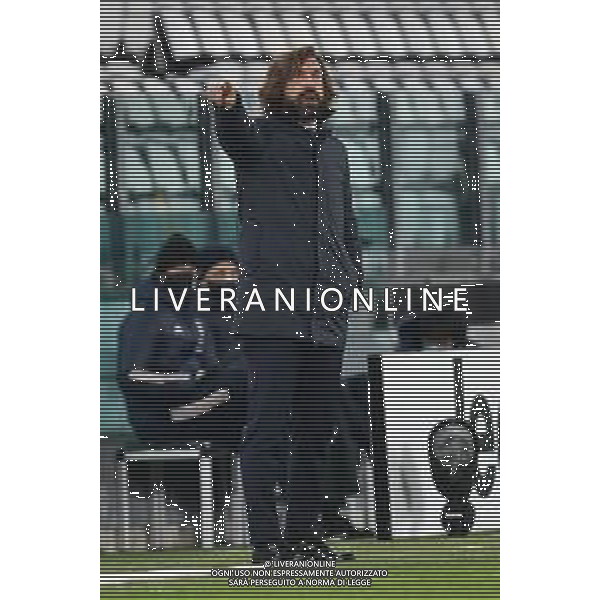 ©Falzone/Agenzia Aldo Liverani Torino 27.01.2021 Stadio Allianz Stadium Juventus vs Spal Quarti di Finale Coppa Italia 2020-2021 Nella foto : ANDREA PIRLO ©FALZONE/AGENZIA ALDO LIVERANI SAS