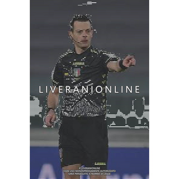 ©Falzone/Agenzia Aldo Liverani Torino 27.01.2021 Stadio Allianz Stadium Juventus vs Spal Quarti di Finale Coppa Italia 2020-2021 Nella foto : IVANO PEZZUTO ARBITRO ©FALZONE/AGENZIA ALDO LIVERANI SAS