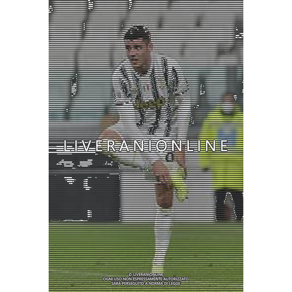 ©Falzone/Agenzia Aldo Liverani Torino 27.01.2021 Stadio Allianz Stadium Juventus vs Spal Quarti di Finale Coppa Italia 2020-2021 Nella foto : ALVARO MORATA ©FALZONE/AGENZIA ALDO LIVERANI SAS