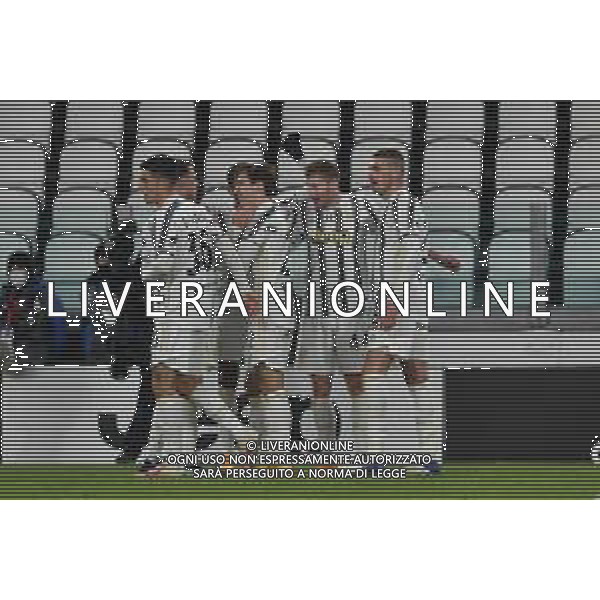 ©Falzone/Agenzia Aldo Liverani Torino 27.01.2021 Stadio Allianz Stadium Juventus vs Spal Quarti di Finale Coppa Italia 2020-2021 Nella foto : ESULTANZA GOL DI DEJAN KULUSEVSKI ©FALZONE/AGENZIA ALDO LIVERANI SAS