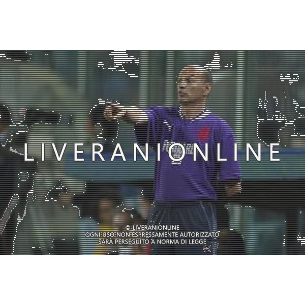 FLORENTIA VIOLA CAMPIONATO CALCIO SERIE C 2003 nella foto ALBERTO CAVASIN ALLENATORE AGENZIA ALDO LIVERANI SAS
