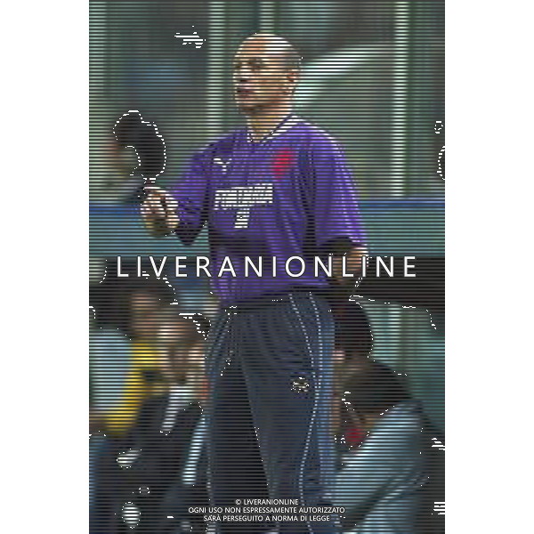 FLORENTIA VIOLA CAMPIONATO CALCIO SERIE C 2003 nella foto ALBERTO CAVASIN ALLENATORE AGENZIA ALDO LIVERANI SAS