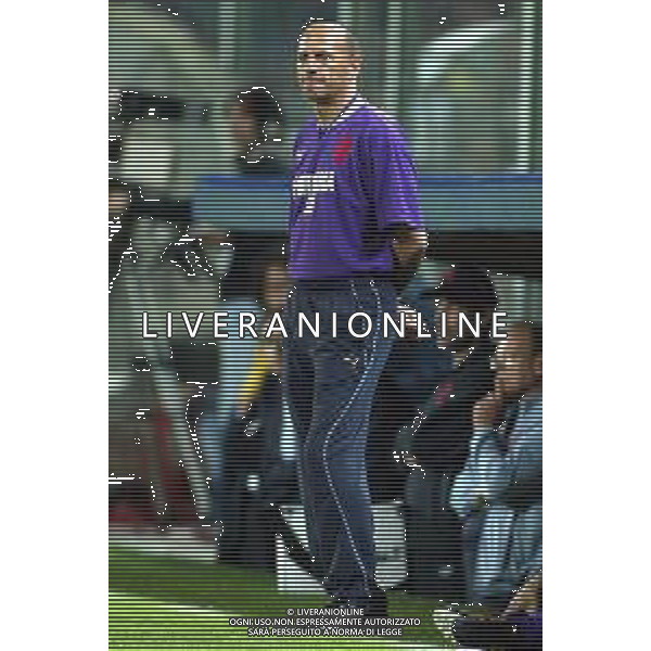 FLORENTIA VIOLA CAMPIONATO CALCIO SERIE C 2003 nella foto ALBERTO CAVASIN ALLENATORE AGENZIA ALDO LIVERANI SAS