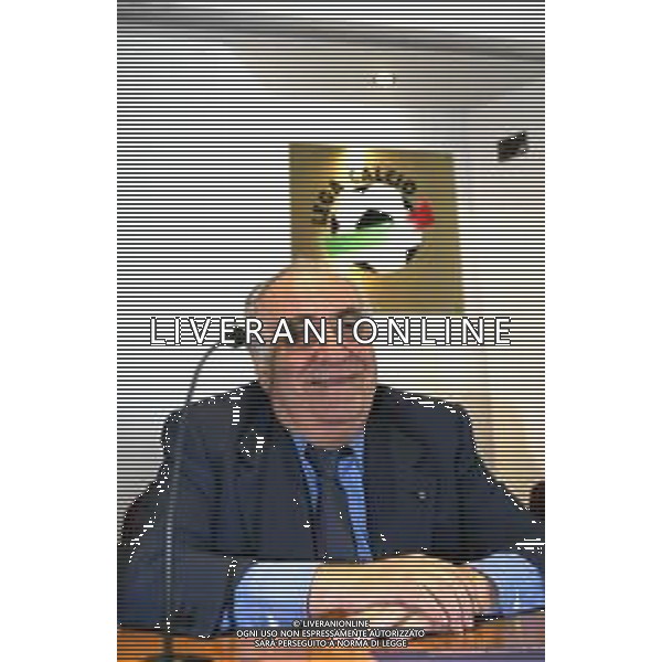 CALCIO 2003 NELLA FOTO FRANCO SENSI PRESIDENTE ROMA CALCIO AGENZIA ALDO LIVERANI