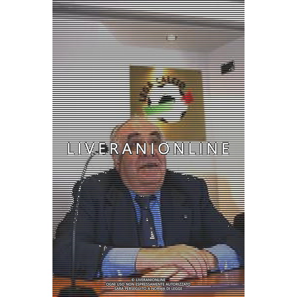 CALCIO 2003 NELLA FOTO FRANCO SENSI PRESIDENTE ROMA CALCIO AGENZIA ALDO LIVERANI