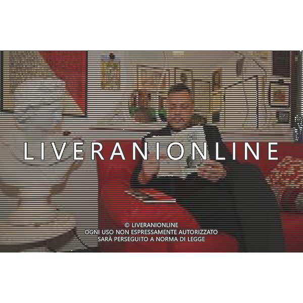 Rimini 29/01/2021 - TIZIANO CORBELLI Direttore Artistico Santarcangiolese ideatore delle Luminarie Parlanti che hanno illuminato molte città Italiane come Santarcangelo di Romagna-Imola-Bologna-Napoli- Milano-Sanremo-Pesaro - Scandiano- nella foto: il Direttore Artistico Tiziano Corbelli ©Claudio Zamagni/Agenzia Aldo Liverani s.a.s.