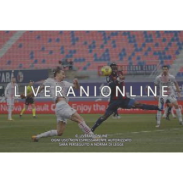 Bologna - Milan Campionato di Calcio Serie A TIM 30/01/2021 nella foto: occasione Ibrahimovic Zlatan(a.c. Milan) ©Claudio Zamagni/Agenzia Aldo Liverani during Italian Serie A soccer match between BOLOGNA F.C. and A.C.MILAN at Renato Dall\'Ara Stadium on January 30 2021 photo credit by Claudio Zamagni/Aldo Liverani Photo Agency/ AGENZIA ALDO LIVERANI SAS
