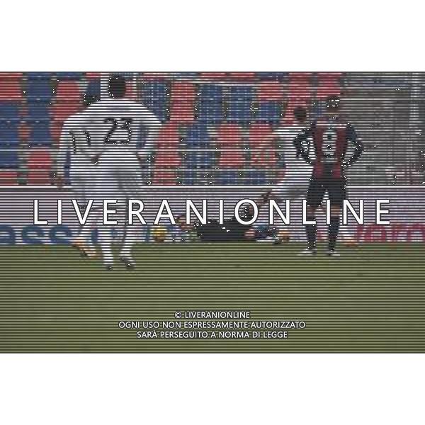 BOLOGNA - MILAN CAMPIONATO CALCIO SERIE A TIM 30.01.2021 NELLA FOTO RIGORE SBAGLIATO ZLATAN IBRAHIMOVIC ©VILLANI / AGENZIA ALDO LIVERANI SAS