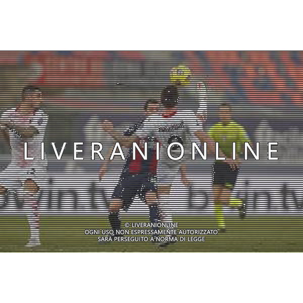 Bologna - Milan Campionato di Calcio Serie A TIM 30/01/2021 nella foto: Mandzukic Mario (a.c. Milan) in rovesciata ©Claudio Zamagni/Agenzia Aldo Liverani during Italian Serie A soccer match between BOLOGNA F.C. and A.C.MILAN at Renato Dall\'Ara Stadium on January 30 2021 photo credit by Claudio Zamagni/Aldo Liverani Photo Agency/ AGENZIA ALDO LIVERANI SAS